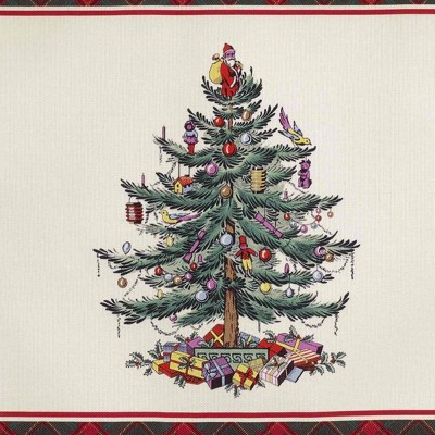 Christmas Tree Tartan Red and Green Placemat Set of 4