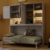 Merax Sleek Twin Size Wall Murphy Bed with Ample Storage Space, LED Light and USB Ports - 4 of 4