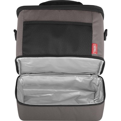 Thermos 12 Can Dual Lunch Bag - Gray