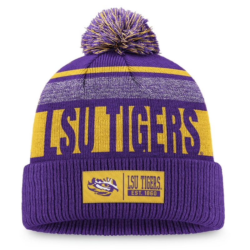 NCAA LSU Tigers Trance Knit Beanies Hat, 1 of 3