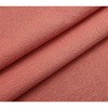 Kate Aurora Teen Decor Poly Cotton Coral Colored Grommet Top Window Valance - 4 of 4