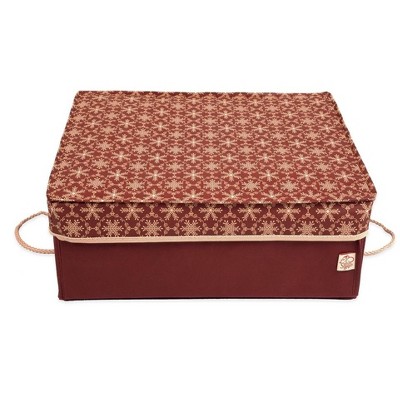  Tree Keeper 16" Garnet Red Storage and Dispenser Box Container for Christmas Ribbon 
