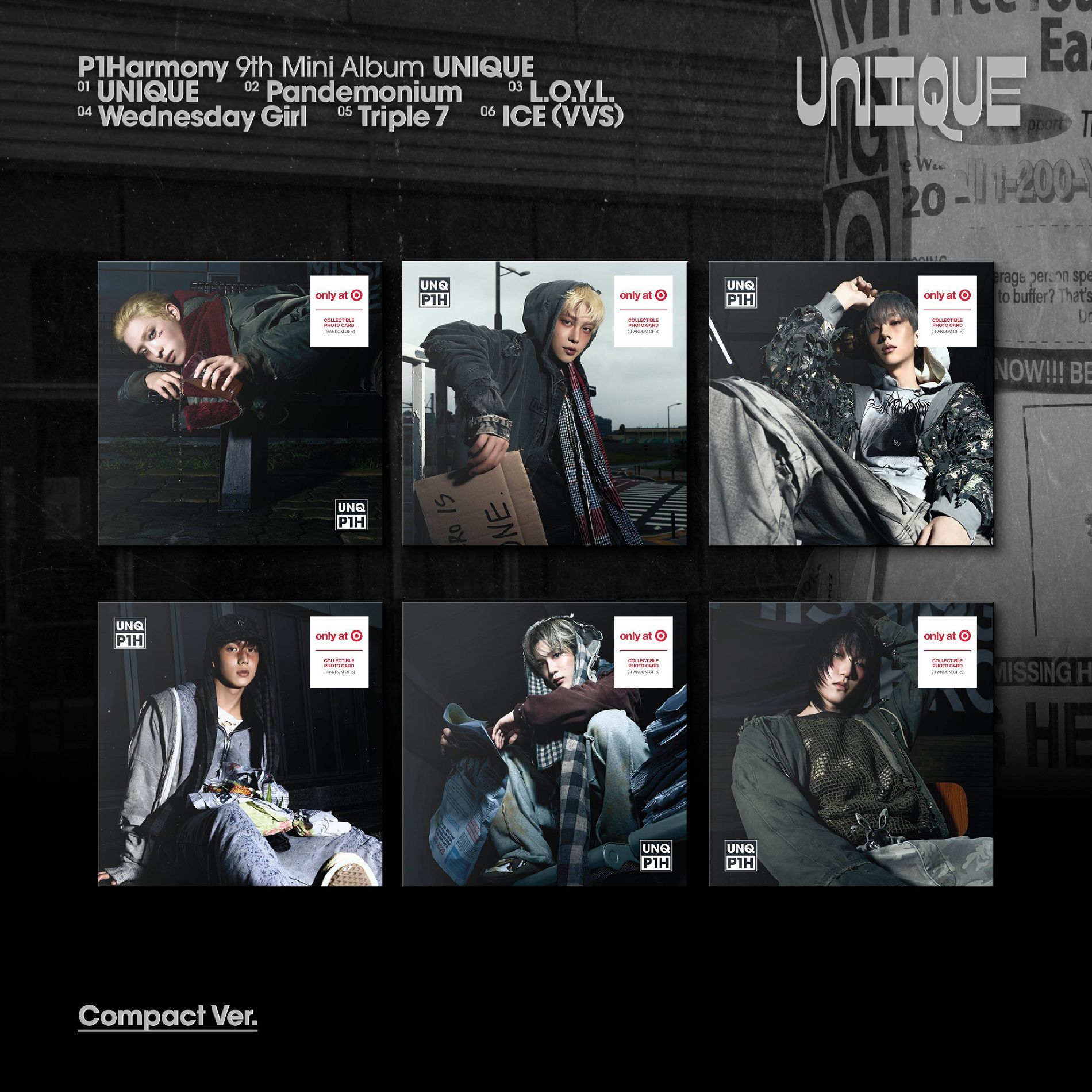 P1Harmony - UNIQUE (Target Exclusive, CD)