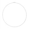 Unisex Solid 14K Gold 1.5mm Paperclip Chain Necklace - 4 of 4