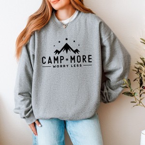 Simply Sage Market Camp Life Varsity Sweatshirt - 1 of 4