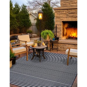 Sabrina Soto  Outdoor Stripes Area Rug - 1 of 4
