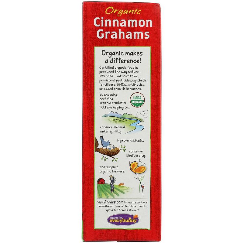 Annie's Organic Cinnamon Graham Crackers - Case of 12/14.4 oz, 5 of 7