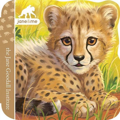 Cheetah - (Jane & Me: Jane Goodall Institute Children's Interactive Lift-A-Flap Board Book) by  Jaye Garnett (Board Book)