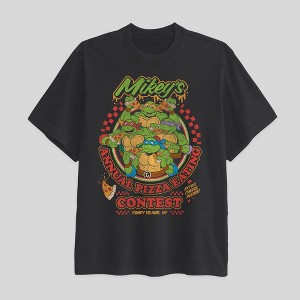 TEENAGE BREWING Original Graphic Tシャツ XL Men's Teenage Mutant Ninja Turtles Mikey's Pizza Graphic T-Shirt