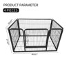 Pet Playpen, Garden Fence with Gate, Dog Fence Playpen with 24" Height Metal Panels, Dog Playpen for Small/Medium Dogs, Puppy Cat Exercise Fencing - 2 of 4
