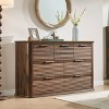 7 Drawer Dresser, 52" Wide Curved Fluted Chest, Modern Storage Organizer & TV Stand for Bedroom Living Room-3irtyhousy - 3 of 4