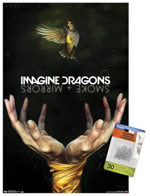 Trends International Imagine Dragons - Smoke Unframed Wall Poster Prints