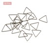 Unique Bargains Triangle Hollow Open Bezel Linking Ring for Jewelry Making 50 Pcs - 3 of 4