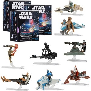STAR WARS Micro Galaxy Squadron Speeder Mystery Box, 3Pk- Series 5- Get 3 of 5 Assorted Collectible Mini Vehicles & Figures - Great for Kids & Adults - 1 of 4
