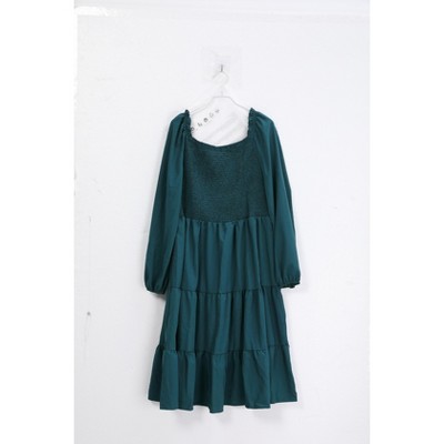 Plus Size Dresse A Line Maxi Dress with Pocket Khaki-leopardlong XL
