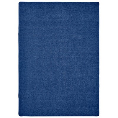 6'x9' Rectangle Woven Solid Accent Rug Blue - Carpets For Kids