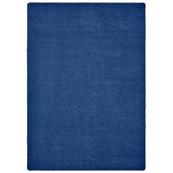 Carpets For Kids KIDply Soft Solids - 6' x 9' Rectangle - Midnight Blue