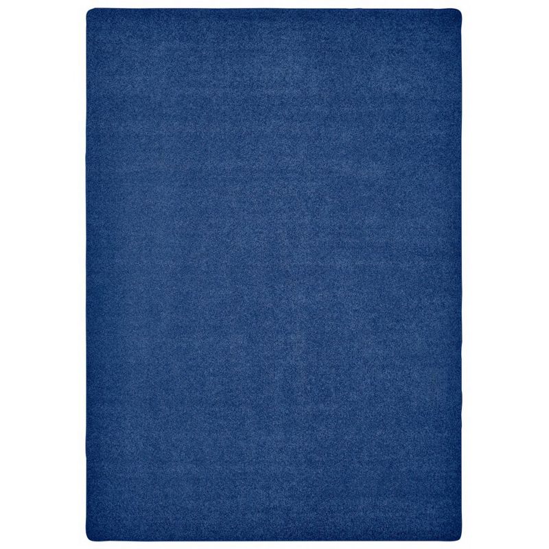 Carpets For Kids KIDply Soft Solids - 6' x 9' Rectangle - Midnight Blue, 1 of 5