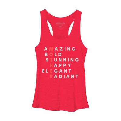 Women's Design By Humans Mother's Day Amazing Mom Definition By programmerhumor Racerback Tank Top