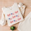 Simply Sage Market Patriotic America Stacked Coquette Lightweight Garment Dyed Sweatshirt - 3 of 4