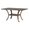 NicBex Dining Table Set for 6 Kitchen Table Wood Dining Table Set with Curved Legs with Bench and 4 Removable Cushions for Dining Room - 3 of 4