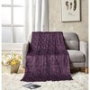 Super Comfy  Plush Chevron Arrow Embossed Jacquard Microplush Blanket - 4 of 4