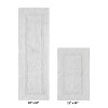 Lux Premium 100% Cotton Tufted Solid Reversible 2 Piece Bath Rug Set – Ultra-Soft, Water-Absorbent, Durable, Machine Washable Bathroom Rug - 2 of 4