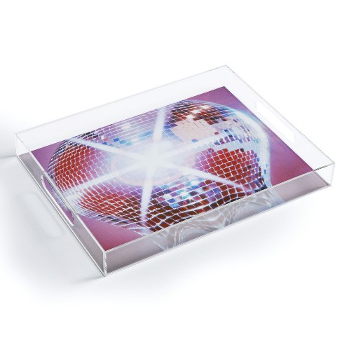 Samantha Hearn Melting Disco Ball Acrylic Tray - Deny Designs - image 1 of 4