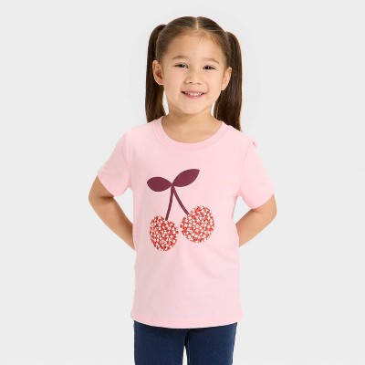 Toddler Girls' Cherries Graphic T-Shirt - Cat & Jack™ Pink