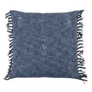 Saro Lifestyle Poly-Filled Stitched Line Throw Pillow - 1 of 3