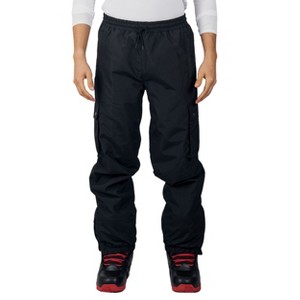 Alpine Swiss Mens Snowboard Pants 10K Waterproof Insulated Cargo Ski Pants Breathable Winter Snow Sport Outdoor Trousers - 1 of 4