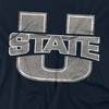 Utah State University Distressed Primary Kids T-Shirt For Youth Navy - 2 of 4