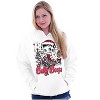 Betty Boop Christmas Ms. Santa Claus Hoodie Sweatshirt Women Brisco Brands - 4 of 4