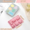 JDICTION 2 Pack Halloween Silicone Molds Pumpkin Bat Skull Ghost Shapesfor Chocolate Candy Jelly Soap Baking - 2 of 4