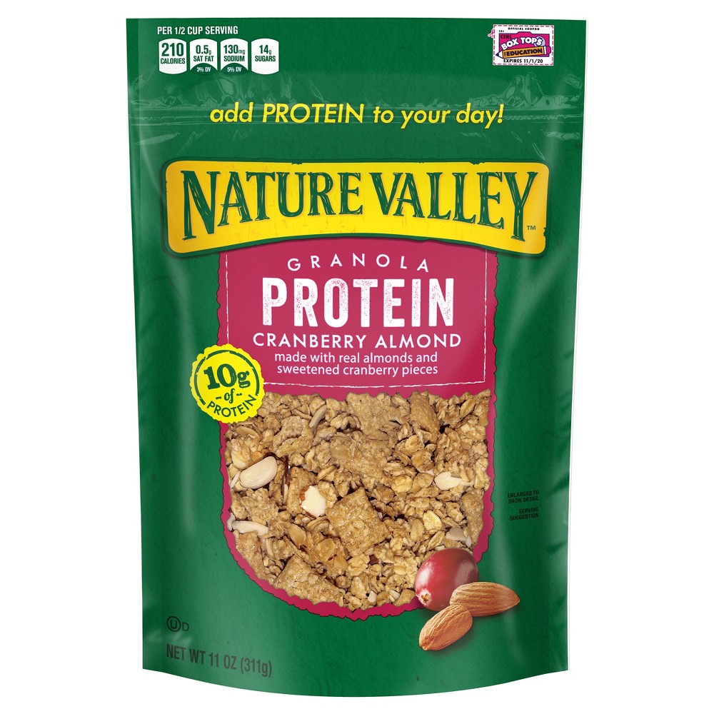 UPC 016000485884 product image for Nature Valley Protein Cranberry Almond Crunchy Granola 11 oz | upcitemdb.com