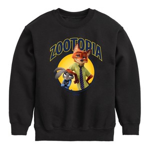 Boys' - Disney - Hopps & Wilde Graphic Long Sleeve Fleece Sweatshirt - 1 of 4