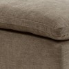 37" Naveen Ottomans and Benches Khaki Linen - Acme Furniture - 3 of 4