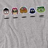 Teen Titans Go Floating Heads Adult T-Shirt - 2 of 4