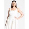 ELOQUII Women's Plus Size Bow Back Mini Dress - 4 of 4