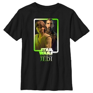 Boy's Star Wars: Tales of the Jedi Count Dooku and Qui-Gon Jinn Duo T-Shirt - 1 of 4