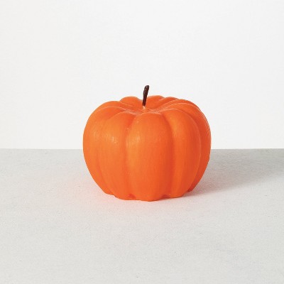 Vance Kitira 6" Pumpkin Candle, Orange