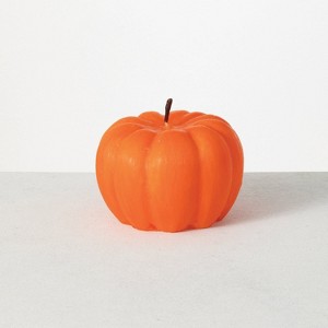 Vance Kitira 6" Pumpkin Candle, Orange - 1 of 2