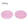 Unique Bargains Resin Round Flat 4-Hole DIY Craft Sewing Buttons 60L 1.5" 10 Pcs - 3 of 4