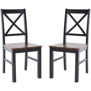 Akash Dining Chair (Set of 2) - DCH9210 - Safavieh - 1 of 4