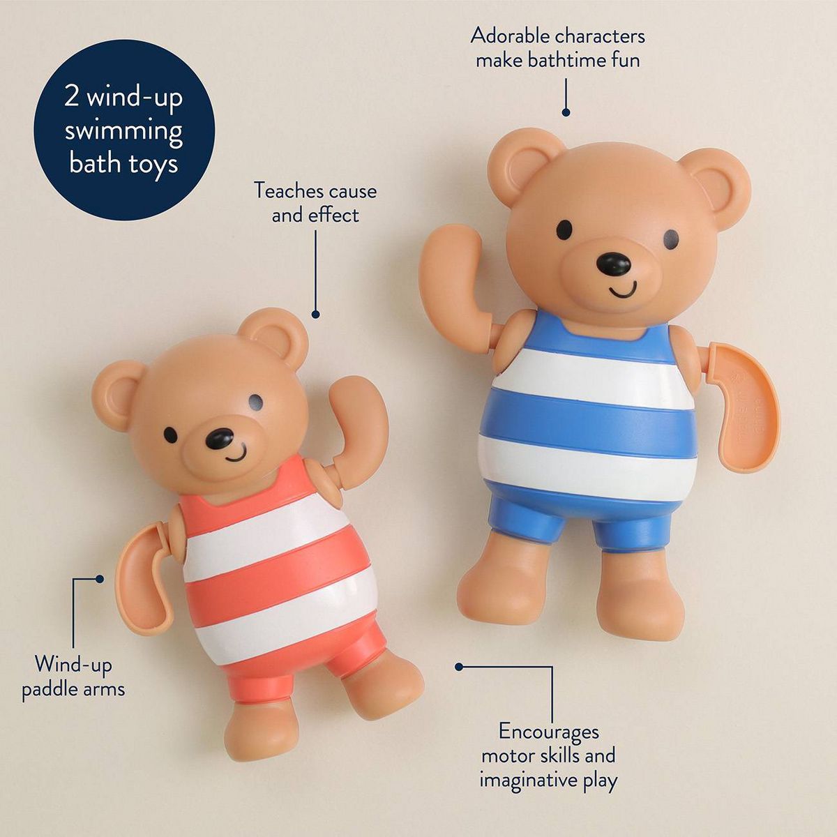 Itzy Ritzy Silly Swimmers Bath Toys - 2pc - thumbnail 5