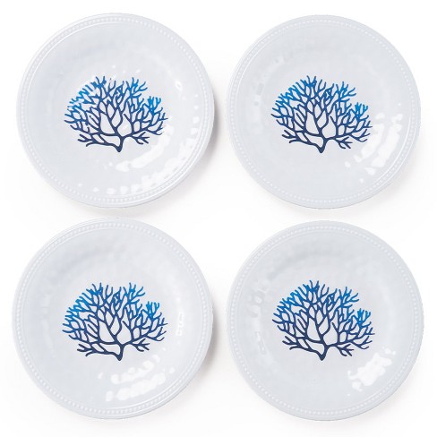 The Lakeside Collection Coastal Melamine Dinnerware Sets Set Of 4 Salad Plates Target