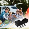 Unique Bargains Universal Car Trunk Organizer Car Storage Organizer with Detachable Cover Foldable Black 1 Pc - 3 of 4
