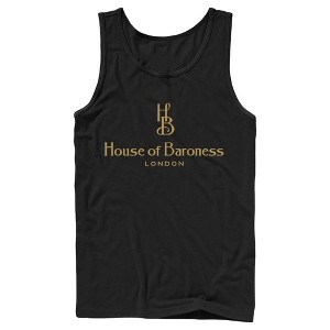 Men's Cruella House of Baroness London Logo Gold Tank Top - 1 of 4