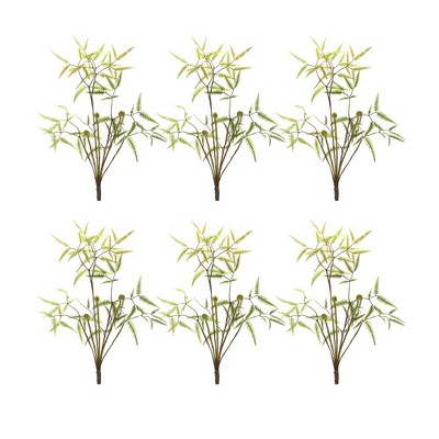 Melrose Mini Fern Foliage Bush (Set of 6)