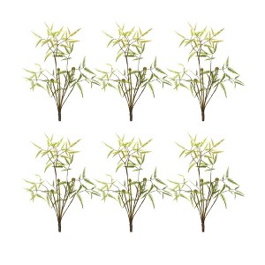 Mini Fern Foliage Bush with Sprout Accent (Set of 6) - 1 of 3